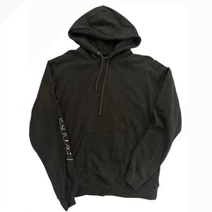 BAIT Black Hoodie Pullover Graphic Logo Long Sleeve‎ Sweatshirt Large